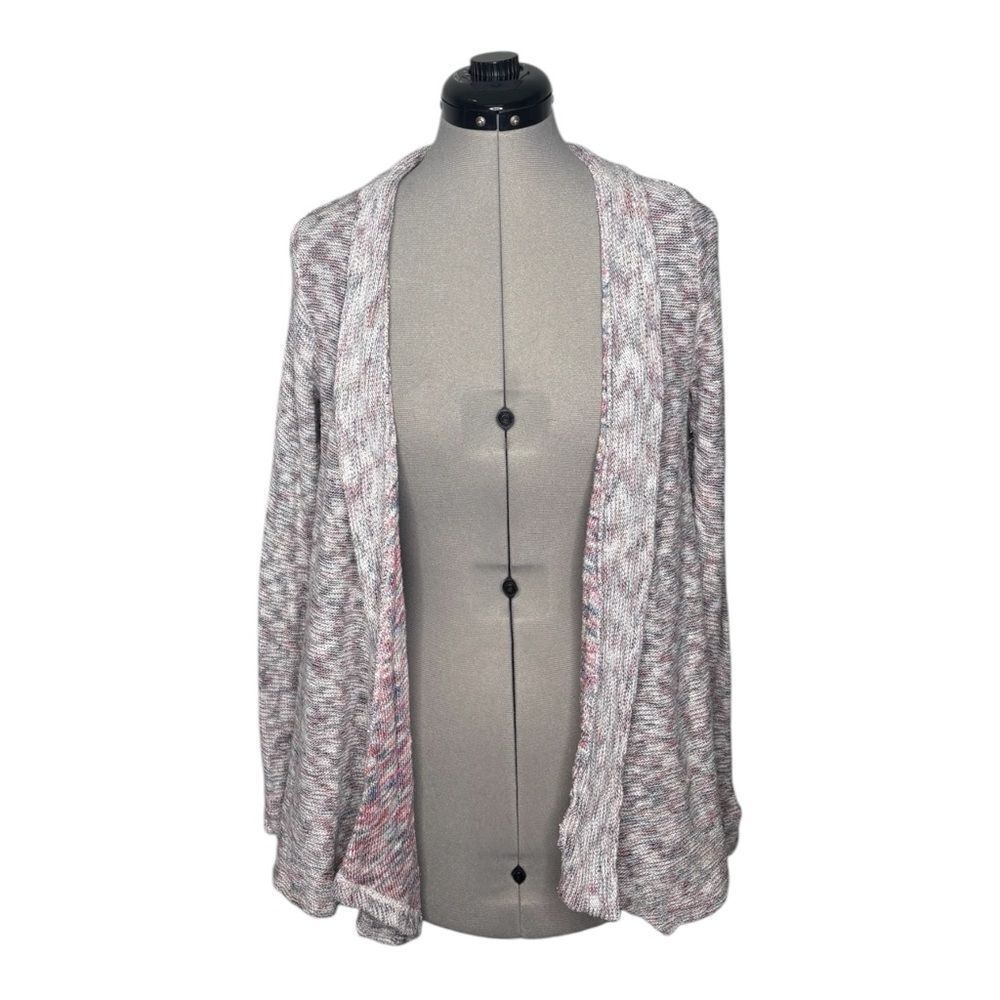 American Eagle Multi color Relaxed Fit Cotton Blend Long Cardigan Sweater Small